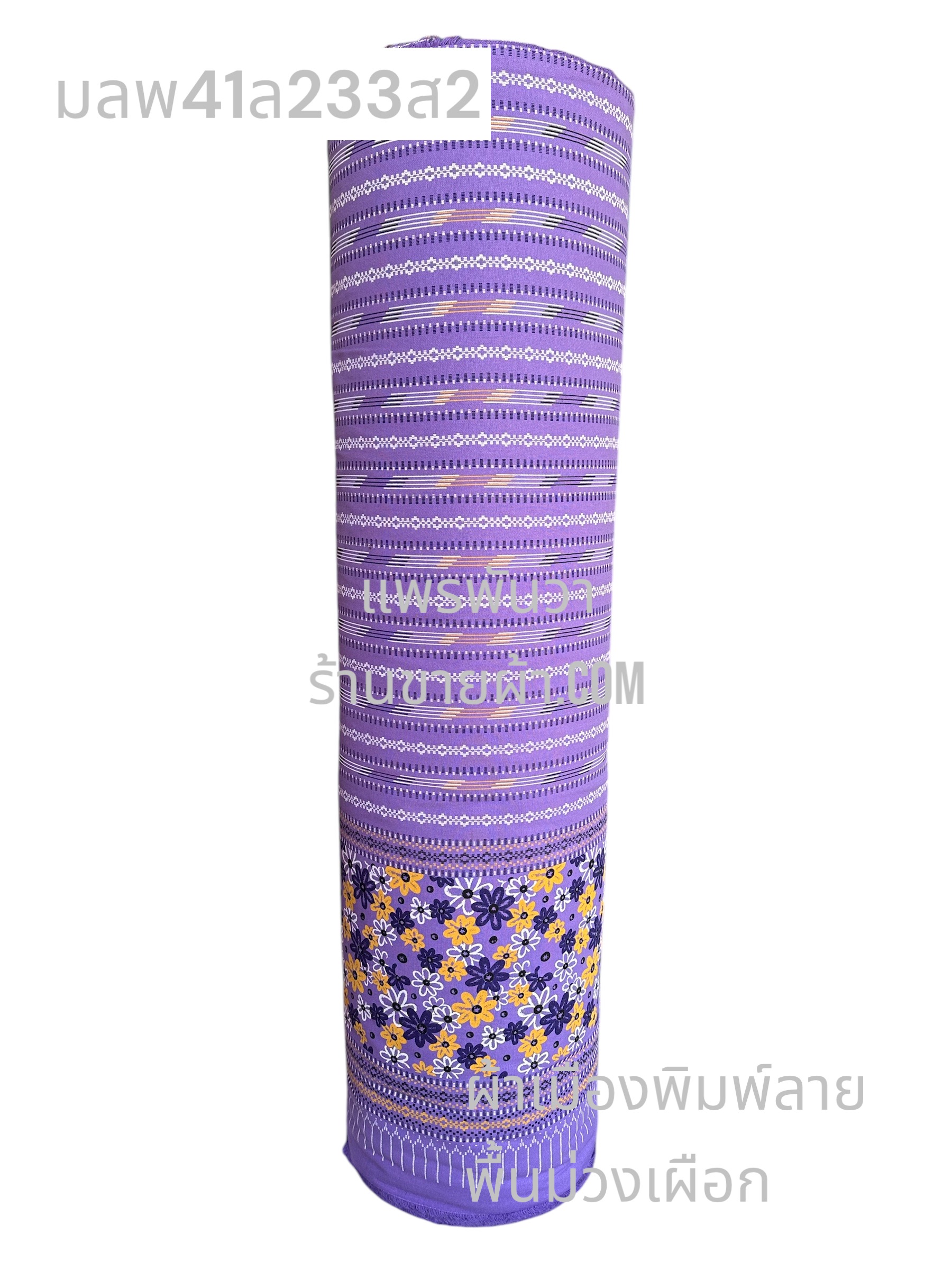 ลายมัดย้อม เชิงดอกไม้