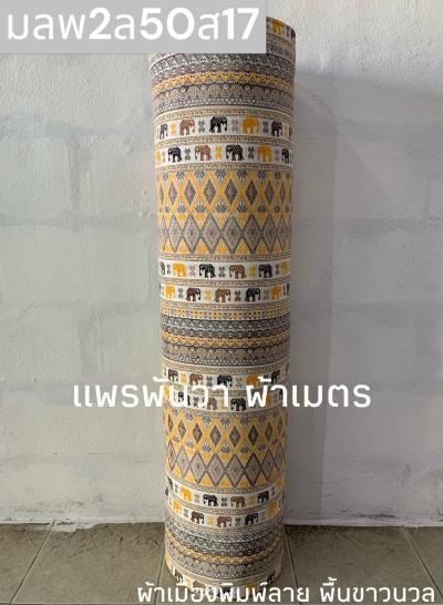 S พื้น ลายช้างผ้าใหม 