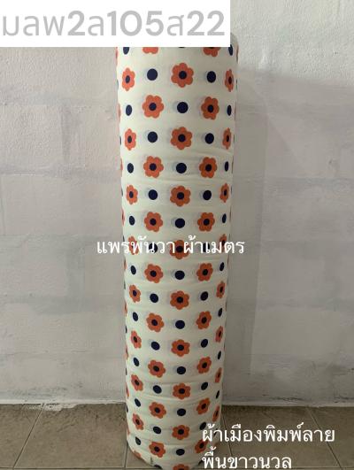 S พื้น ลายเดซี มีจุด 